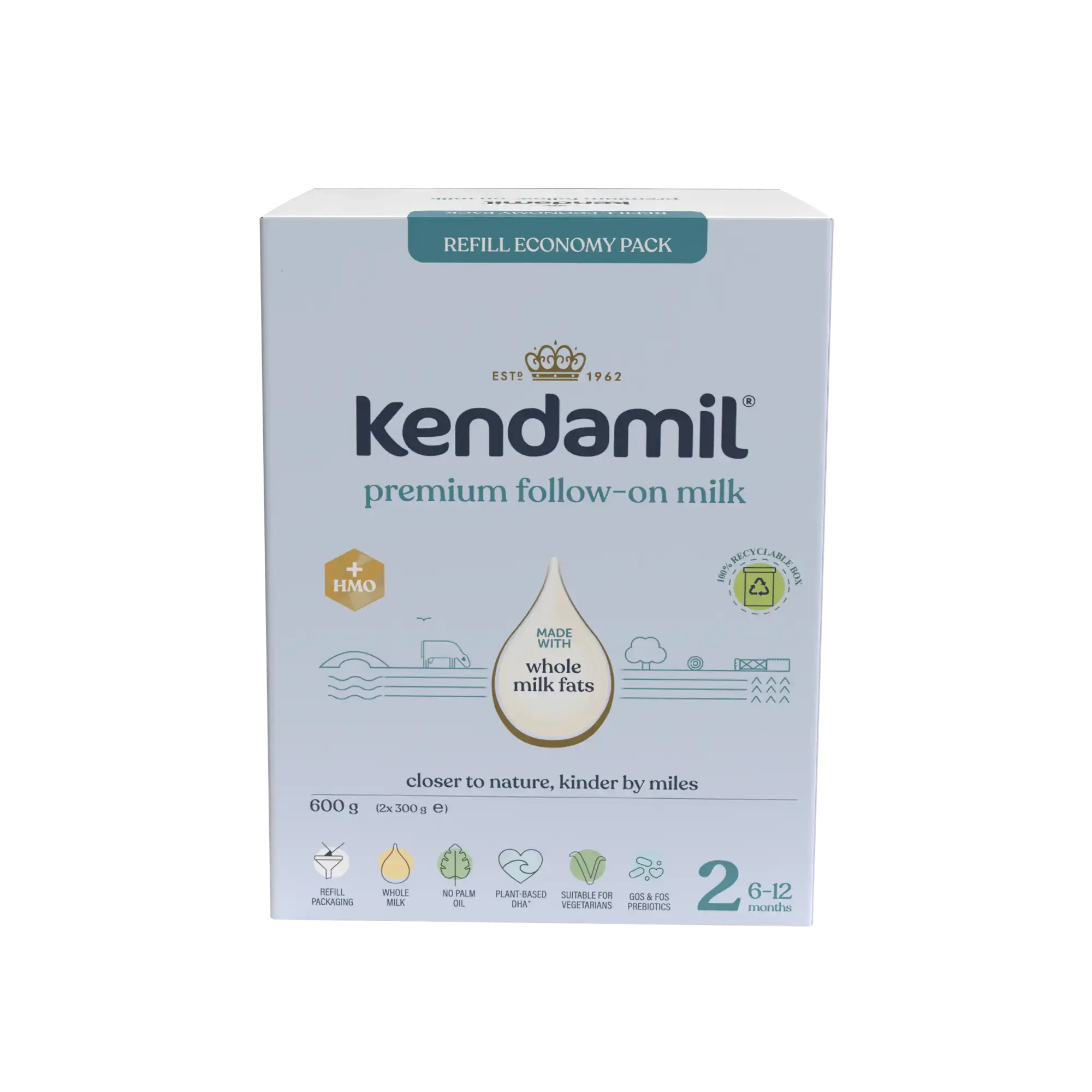 Kendamil Premium Stage 2 - Formula 600g