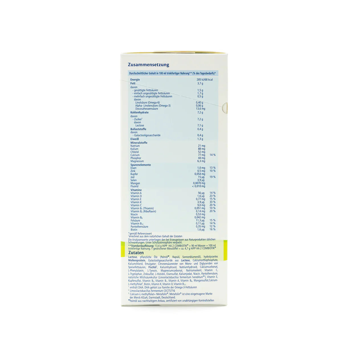 HiPP HA Germany Hypoallergenic Stage 2 Combiotik Infant Milk Formula 6+ months •  600g