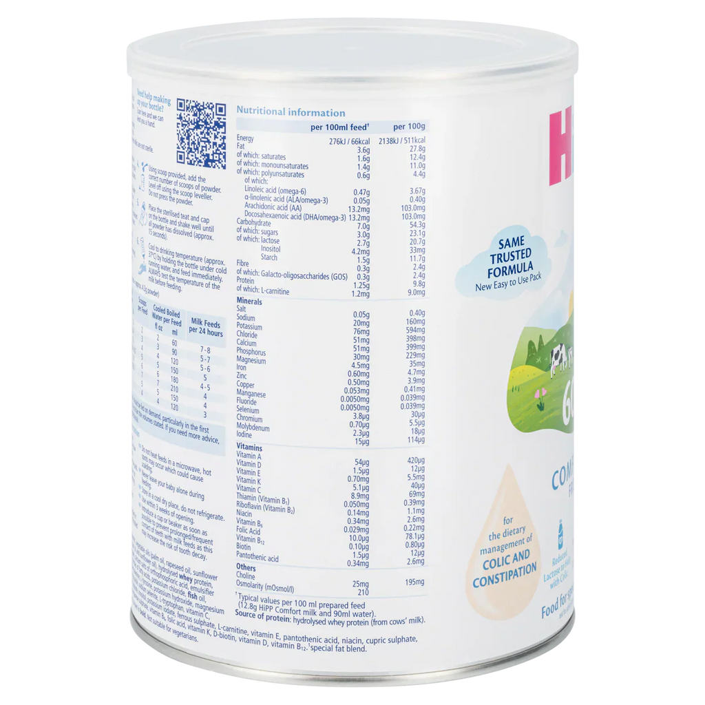 HiPP UK Comfort Formula from Birth (800g)