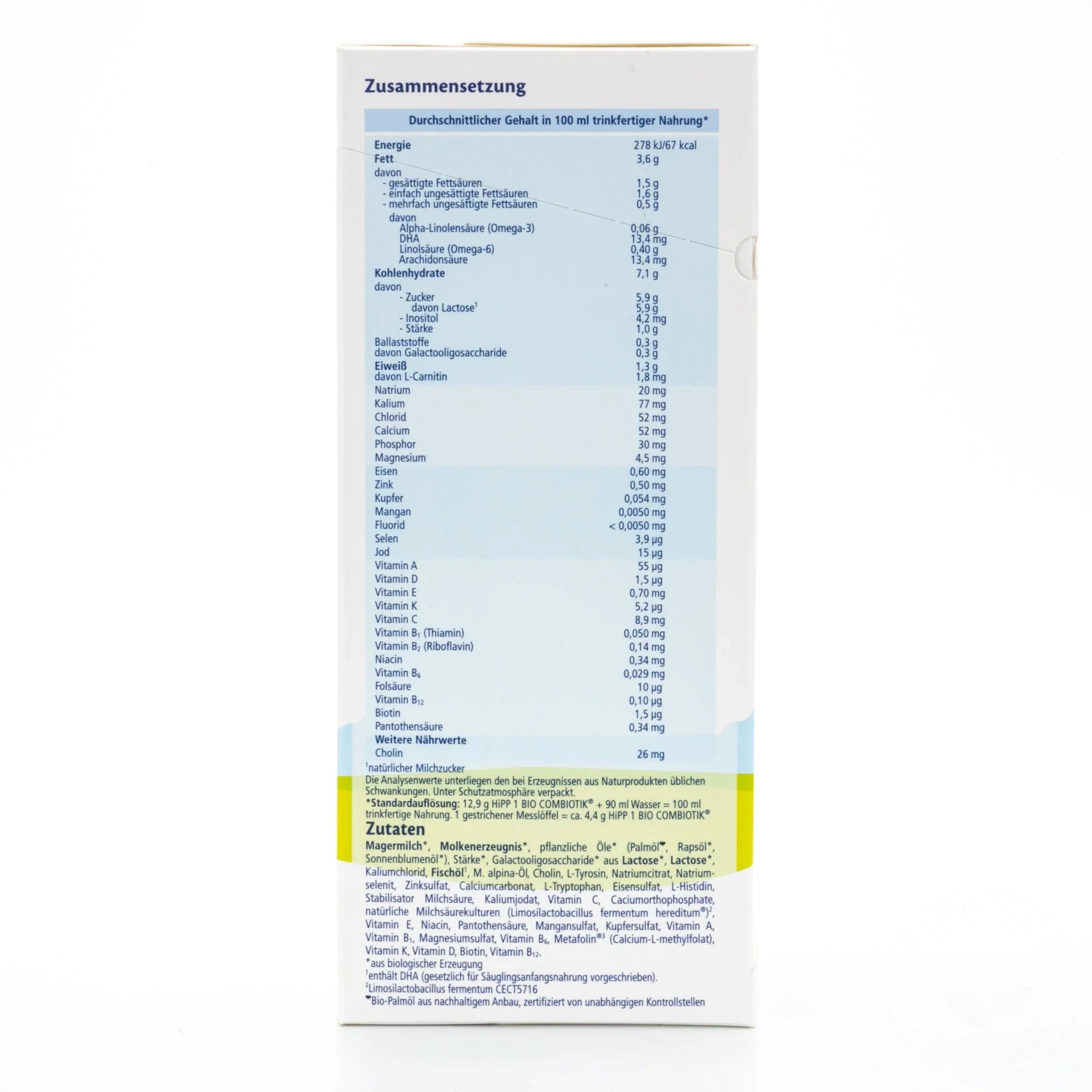Hipp Bio Combiotik 1 - infant Cow Milk 600g - from birth