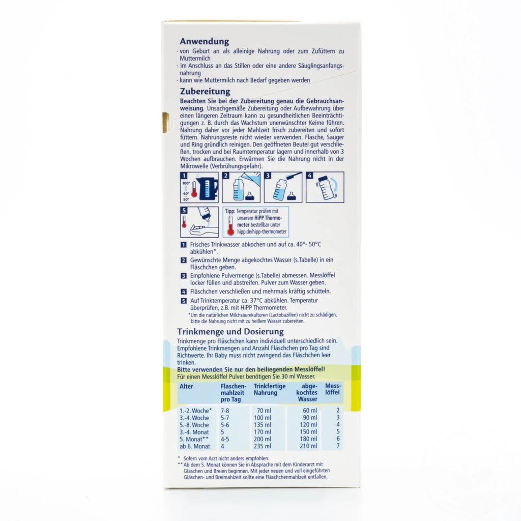 HiPP Stage PRE (0+ Months) Bio Combiotic Formula  (500g) - Emmbaby Canada