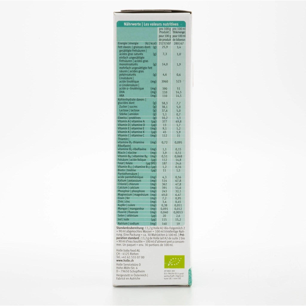 Holle Cow A2 Organic Follow-on Milk Stage 2 6+ months • 400g - Emmbaby Canada