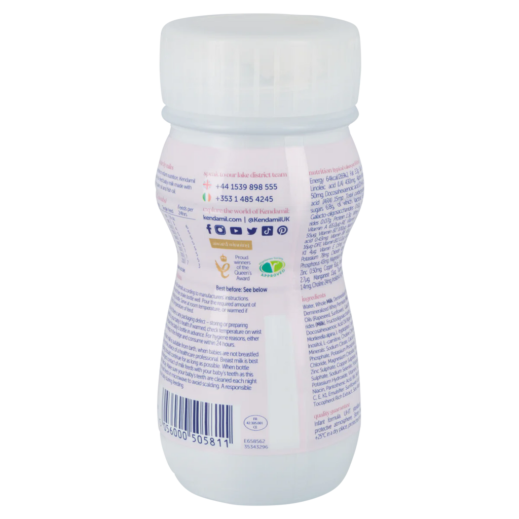 Kendamil Classic Ready to Feed Cow Milk Formula Stage 1 - 250ml