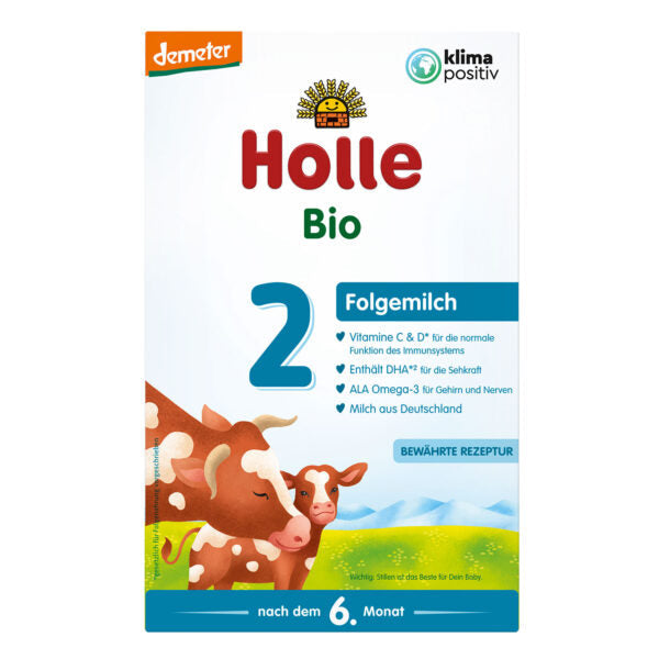 Holle Bio Stage 2 Organic Follow-On Infant Cow MilkFormula 6+ months • 600g